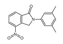 2-(3,5-dimethylphenyl)-4-nitroisoindolin-1-one Structure