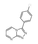 9-(4-chlorophenyl)-1,5,7,8-tetrazabicyclo[4.3.0]nona-2,4,6,8-tetraene结构式