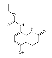 8-ethoxycarbonylamino-5-hydroxy-3,4-dihydrocarbostyril Structure