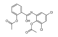 Benzamide, 2-(acetyloxy)-N-(2-(acetyloxy)-3,5-dichlorophenyl)-结构式