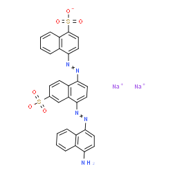 4-[[4-[(4-Amino-1-naphtyl)azo]-6-sulfo-1-naphtyl]azo]-1-naphthalenesulfonic acid disodium salt picture