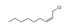 (Z)-1-Chloro-2-nonene structure