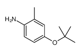 2-methyl-4-[(2-methylpropan-2-yl)oxy]aniline Structure