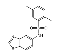 N-(benzo[d]thiazol-5-yl)-2,5-dimethylbenzenesulfonamide Structure