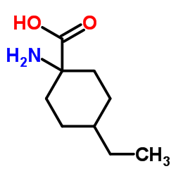 1-氨基-4-乙基环己烷羧酸结构式
