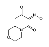 2-methoxyimino-1-morpholin-4-ylbutane-1,3-dione Structure