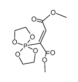 5-(1,2-bis-methoxycarbonyl-vinyl)-1,4,6,9-tetraoxa-5λ5-phospha-spiro[4.4]nonane Structure