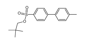 neopentyl 4'-methyl-4-biphenylsulfonate结构式