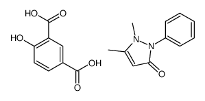 4-hydroxyisophthalic acid, compound with 1,2-dihydro-1,5-dimethyl-2-phenyl-3H-pyrazol-3-one picture