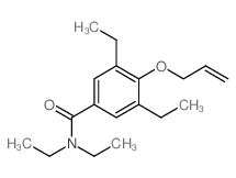 N,N,3,5-tetraethyl-4-prop-2-enoxy-benzamide Structure