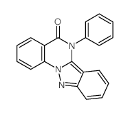 6-phenylindazolo[2,3-a]quinazolin-5-one Structure