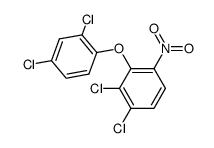 1,2-dichloro-3-(2,4-dichlorophenoxy)-4-nitrobenzene Structure