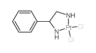 Platinum, dichloro(1-phenyl-1,2-ethanediamine-N,N)-,(SP-4-3)-结构式