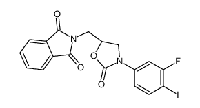1H-Isoindole-1,3(2H)-dione, 2-[[(5S)-3-(3-fluoro-4-iodophenyl)-2-oxo-5-oxazolidinyl]Methyl]- picture