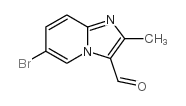 6-溴-2-甲基咪唑并[1,2-a]吡啶-3-甲醛结构式