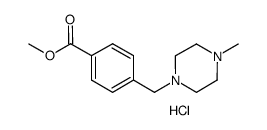 4-(4-methylpiperazin-1-ylmethyl)benzoic acid methyl ester hydrochloride结构式