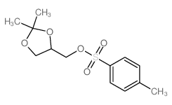 2,2-dimethyl-1,3-dioxolan-4-ylmethyl p-toluenesulfonate structure
