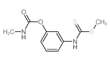 [3-(methylsulfanylcarbothioylamino)phenyl] N-methylcarbamate structure