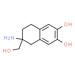 2,3-Naphthalenediol,6-amino-5,6,7,8-tetrahydro-6-(hydroxymethyl)-(9CI) Structure