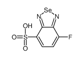 7-fluoro-2,1,3-benzoselenadiazole-4-sulfonic acid Structure