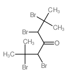 4-Heptanone, 2,3,5, 6-tetrabromo-2,6-dimethyl-结构式