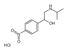 1-(4-nitrophenyl)-2-(propan-2-ylamino)ethanol,hydrochloride Structure