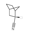 (2S)-2-chloronorbornane-2-carbonitrile结构式