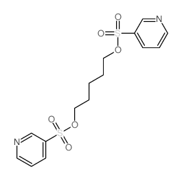 3-Pyridinesulfonicacid, 1,5-pentanediyl ester (9CI)结构式
