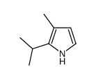 3-methyl-2-propan-2-yl-1H-pyrrole结构式