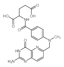 2-[[4-[(9-amino-7-oxo-5,8,10-triazabicyclo[4.4.0]deca-2,4,8,11-tetraen-4-yl)methyl-methyl-amino]benzoyl]amino]pentanedioic acid picture