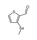 3-(methylselenyl)thiophene-2-carbaldehyde结构式