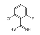 2-Chloro-6-fluorobenzenecarbothioamide结构式