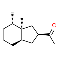 Ethanone, 1-[(2R,3aS,4R,7aS)-octahydro-3a,4-dimethyl-1H-inden-2-yl]-, rel- (9CI)结构式