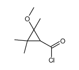 Cyclopropanecarbonyl chloride, 2-methoxy-2,3,3-trimethyl- (9CI)结构式