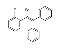 1-(1-bromo-2,2-diphenylethenyl)-2-fluorobenzene结构式