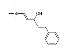 1-phenyl-5-trimethylsilylpenta-1,4-dien-3-ol结构式