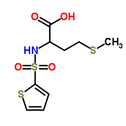 N-(2-Thienylsulfonyl)methionine结构式