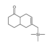 6-Trimethylsilylmethyl-3,4,4a,5,8,8a-hexahydro-1(2H)-naphthalenone Structure