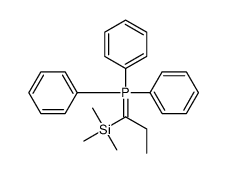 triphenyl(1-trimethylsilylpropylidene)-λ5-phosphane结构式