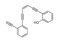 2-[6-(2-hydroxyphenyl)hex-3-en-1,5-diynyl]benzonitrile结构式