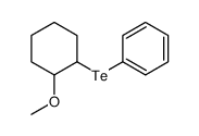 (2-methoxycyclohexyl)tellanylbenzene Structure