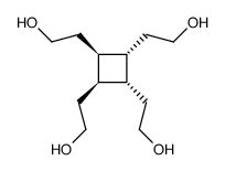 cis,trans,cis-1,2,3,4-Cyclobutanetetraethanol Structure