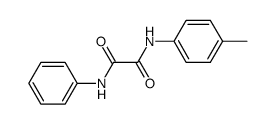 N-phenyl-N'-p-tolyl-oxalamide结构式