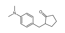 2-[[4-(dimethylamino)phenyl]methyl]cyclopentan-1-one Structure