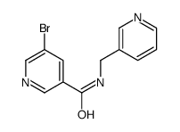 5-bromo-N-(pyridin-3-ylmethyl)pyridine-3-carboxamide Structure