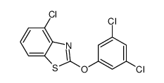 4-chloro-2-(3,5-dichlorophenoxy)benzothiazole structure