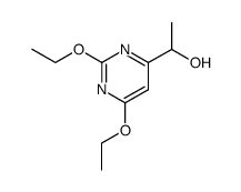 1-(2,6-diethoxy-pyrimidin-4-yl)-ethanol结构式