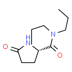 (S)-5-oxo-N,N-dipropylpyrrolidine-2-carboxamide结构式