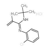 2-chloro-N-(2-chlorophenyl)-N-tert-butyl-prop-2-enimidamide Structure