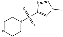 1-(1-Methyl-1H-imidazol-4-ylsulfonyl)piperazine structure